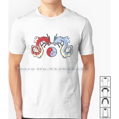 Ying-Yang-A-Dos 2 T Shirt 100% Cotton Pokeball Ash Misty Brock Kantos Dragon Dork Nerd Moxie Blue Jhoto Indigo X And Y Black