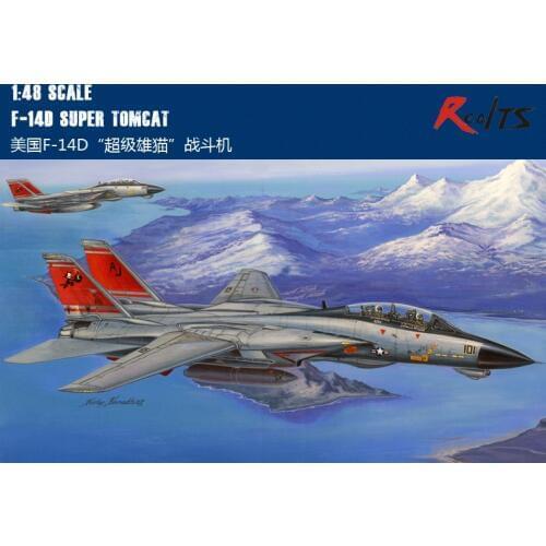 RealTS HobbyBoss 1/48 80368 F-14D Tomcat Model Kit Hobby Boss