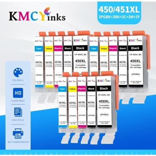 KMCYinks PGI-450 PGI 450 CLI 451 pgi450 compatible ink cartridge For canon PIXMA MG5440 MG5540 MG5640 MG6440 Ip7240 MX924 IX6540