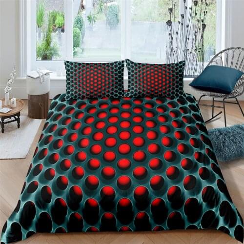 2/3pcs Bedding Sets Honeycomb Duvet Cover Pillowcase Twin Queen King Size Bed Clothes For Home Textiles