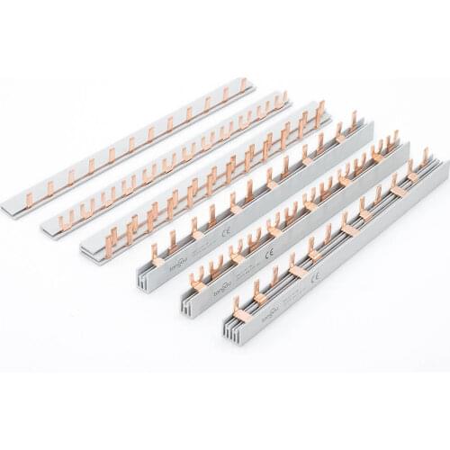 Copper Busbar for Distribution Box Circuit Breaker PIN TYPE MCB Connector Busbar connection breaker combing Terminals