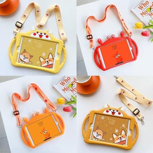 Cute Cartoon Kids Cover for IPad 9.7 2017 2020 Mini Case for ipad10.2 Pro 10.5”Tablet Soft Silicon Stand Funda Case for Air1 2 3