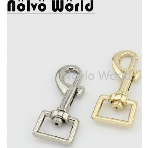 Nolvo World 5-20-100pcs 4 colors 63*19mm 3/4" metal dog collar straps clasp lobster swivel snap hook buckle