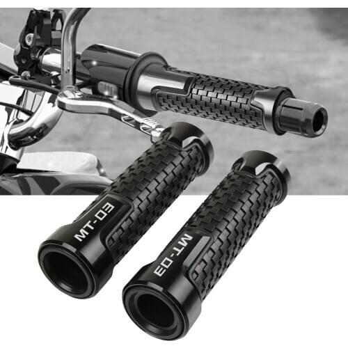 7/8"22mm CNC Motorcycle Anti-Slip Handle Bar Grips Handlebar Grip For yamaha MT03 MT-03 MT 03 2015 2016 2017 2018 2019 2020 2021