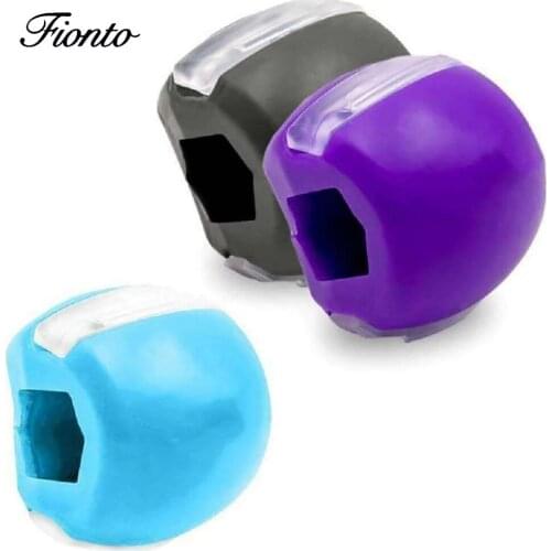 Jaw Exercise Ball Food-grade Silica Gel JawLine Muscle Training Fitness Ball Neck Face Toning Jawrsize Muscle Exerciser 2021