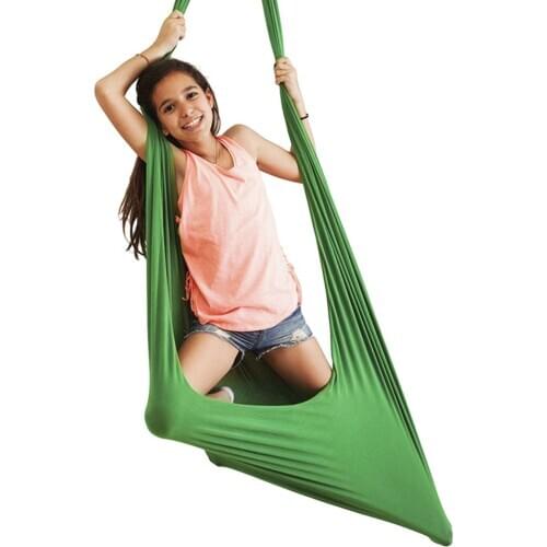 150*280CM Childrens Elastic Swing Set For Kids Hammock Hanging Chair Home Room Indoor Games Sensory Toys