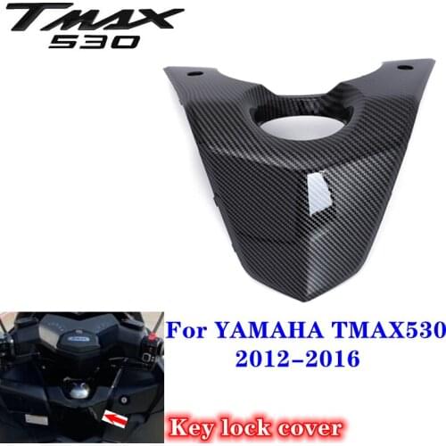 For Yamaha TMAX530 Key Lock Cover Fairing Carbon Fiber ABS By Injection Tmax 530 2012 2013 2014 2015 2016 12-16