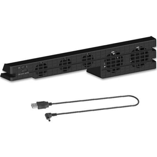 FFYY-Ps4 Pro Cooling Cooler Fan Super Turbo Temperature Control With Usb Cable For Sony Playstation 4 Ps4 Pro Console Vertical S