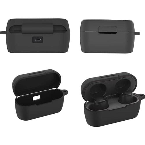 Portable Soft Silicone Case Protective Cover Case With Keychain ForSkullcandy Jib True Accessories Wireless Bluetooth Headset