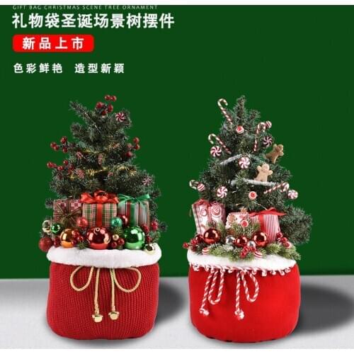 Customized Christmas Decoration Gift Bag Christmas Dress Up Tree Decoration Home Window Decoration Props