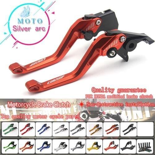 8color CNC 3D Aluminum Rhombus Hollow Motorcycle Brake Clutch Levers For Honda CB650F CB 650F CB650 F 2014 2015 2016 2017