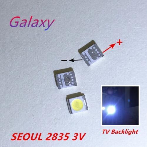 1000PCS Original SEOUL LED 2835 3528 1210 Light Beads Cool white High Power 1W 3V 100LM For LED LCD TV Backlight Application
