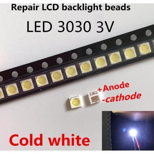 LEXTAR LED backlight 1 w 3030 3 v cool white 80-90LM TV application 5000PCS