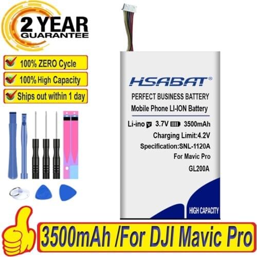 Top Brand 100% New 3500mAh 973760 Battery for DJI Remote Controller Spark, Mavic Pro, Mavic Air Accumulator 6-wire Plug