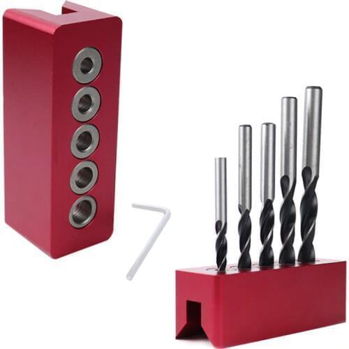 90 Degree Woodworking Angle Drill Guide Doweling Jig 6/7/8/9/10mm Straight Drilling Hole Locator For Wood Jig Carpentry Tools