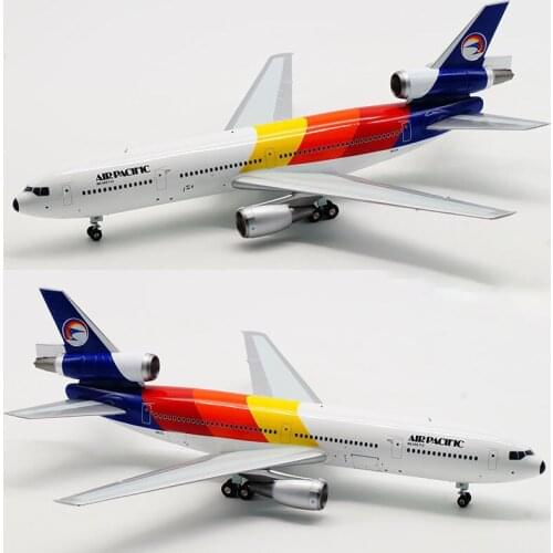 1:200 Scale Fiji Airways DC-10-30 Airlines Model with Base Alloy Aircraft For Collectible Souvenir Show Gift Toys
