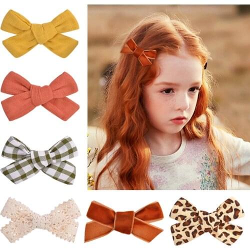1 piece Hot Sale Solid Hair Clips Leopard print Hairpin For Kids Girls Boutique Hairgrip New Handmade Headwear Hair Accessories