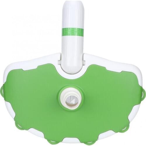 14 Inch With Anti-bump Wall Pulleys Green And White Suction Vacuum Head Swimming Pool Cleaning Tools Accessories