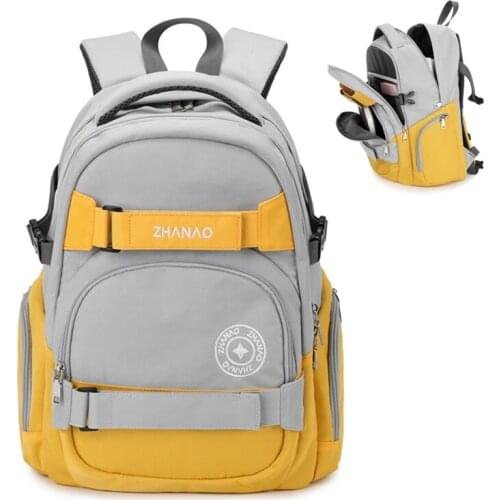 2021 Womens Backpack High School Boys Multi-layer Oxford Cloth Backpack School Bags for Girls
