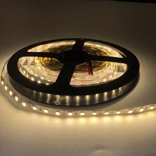 5M/Roll LED Strip Light 2835 SMD 5M 600Leds Flexible Light Ribbon DC 12V LED Tape Decoration 120led/m Super Bright Warm white