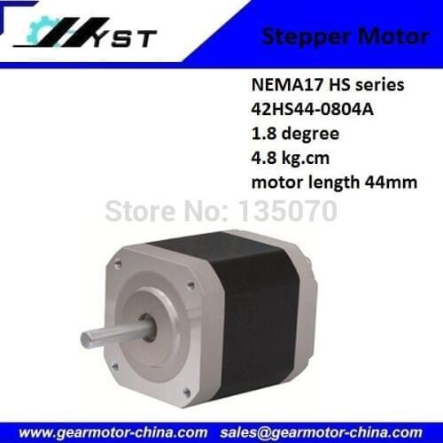 5pcs/lot high torque NEMA17 micro stepper motor 1.8degree 0.8A 4.8kg.cm