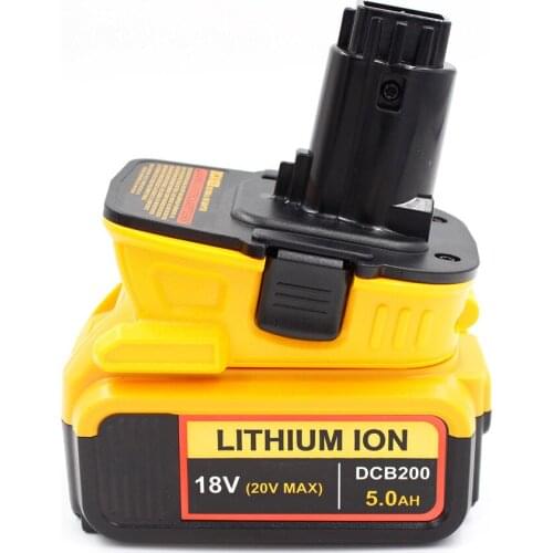DCA1820 Adapter for Dewalt 18V Tools Convert for Dewalt 20V Lithium Battery for Dewalt 18V Battery DC9096 DE9098 DE9096