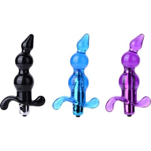 Anal Beads Vibrator Soft Jelly Anal Plug Butt Plug G Spot Prostate Massager Adult Sex Toys for Men Women Gay Erotic Product