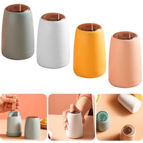 Toothpick holder Nordic ins wind push-type toothpick box home creative automatic pop-up toothpick holder can hold 80 toothpicks