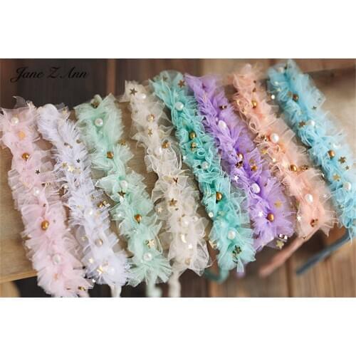 Jane Z Ann Starlight Headwear Hair Band Accessories Headdress Flower Baby 0-1Year Newborn Photography Prop