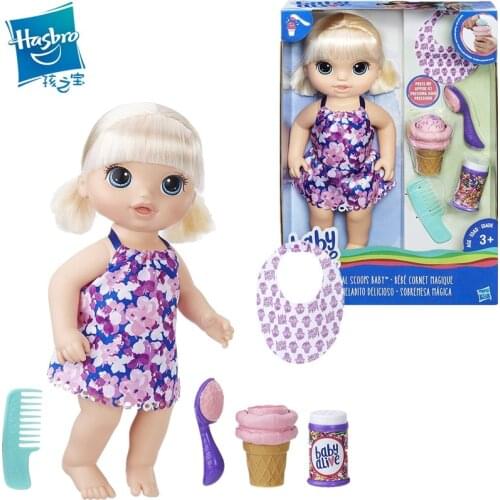 Hasbro Baby Alive Naughty Baby Series Ice Cream Sweetheart Baby Play House Doll Toy Gift