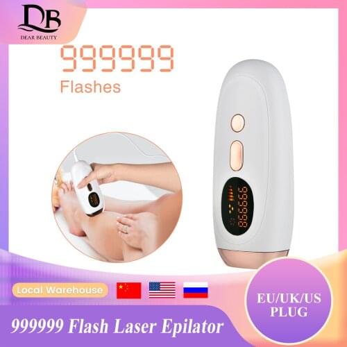 999999 Flash Ipl Hair Removal Professional Permanent Laser Epilator Powerful Pulsed Light Depilator Facial Hair Remover For Lady