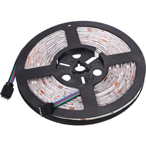 5M RGB LED Strip 5050 non waterproof ip20 or waterproof ip65 150 LEDs RGB tape ribbon 30leds/m tiras LED Fte De