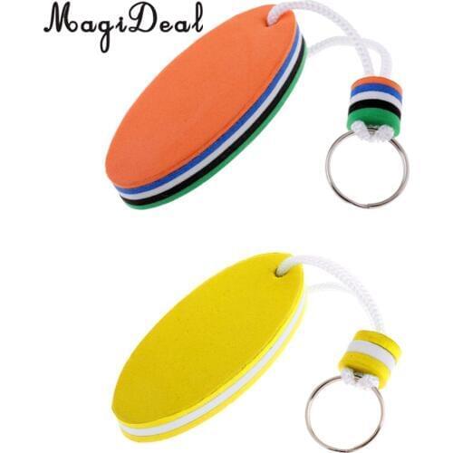 MagiDeal 2Pcs Sailing Boating Keyring Floating Key For Kayak Canoe Yacht Boat Sailing skiing water sports Floating Key Ring