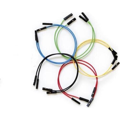 50pcs DIY Electronic Kit Breadboard Dupont Cable 20cm 2.54mm Line Male Female Dupont Jumper Wire Cable 1P Connector