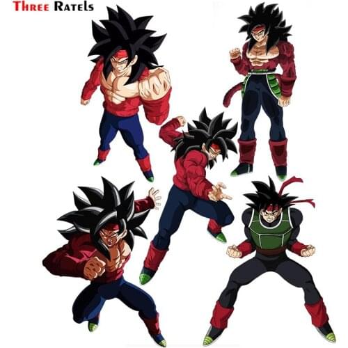 Three Ratels F81 Bardock Ssj4 for passat b5 cool individuality sheet car motorcycle draw bar box cartoon sticker