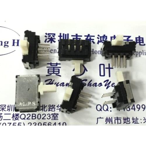 Original new 100% SSSS925800 toggle switch dual 2gear vertical slide switch 6pin