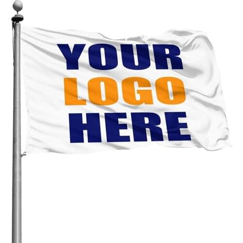 Custom 6x12 FT Flag 180x360cm Banner Vivid Color 100D Polyester Print Your Own Logo/Design/Word Outdoor Indoor Free Shipping