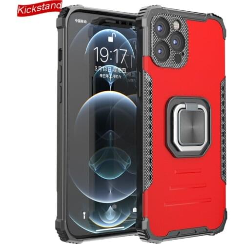 Kickstand Armor Case for Pocophone POCO X3 NFC M3 F3 Cover Dual Layer PC Silicone Shockproof Sturdy Heavy Duty Protect Phone Bag