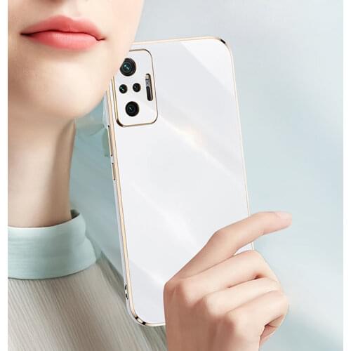 Luxury Plating Soft Silicone Cases For Xiaomi Redmi Note 10S 10 Pro Max POCO X3 NFC F3 Note10S Phone Full Protective Back Covers