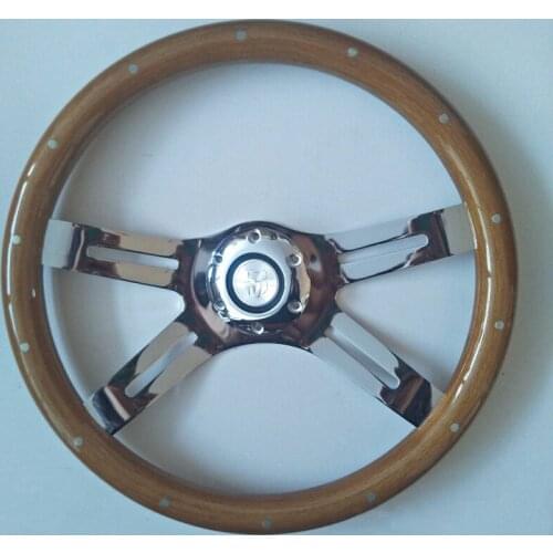15 Inches Inner diameter 38mm four pairs of willow nail solid Wood Nanmu peach Refitting Steering Wheel