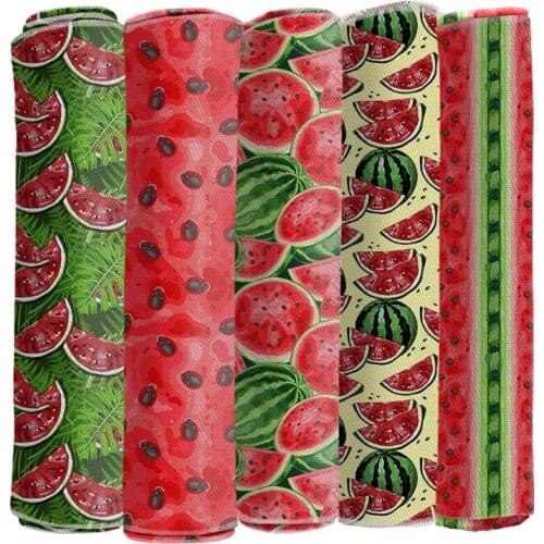 Twill summer monsoon style polyester cotton twill fabric fruit pattern quilting home textile 50 * 145 cm