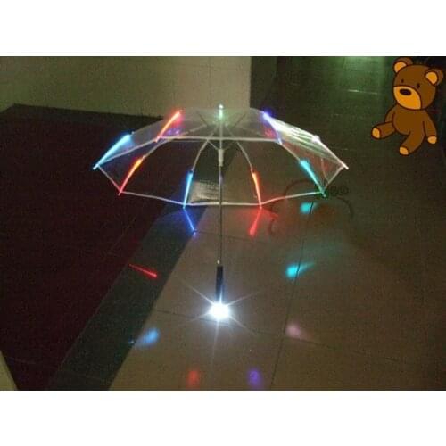 LED Light Umbrella Stage dance Props Women Belly Dance show costume colourful children girls gifts