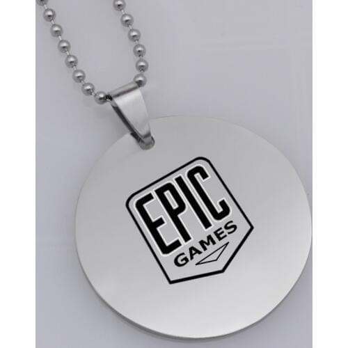 Ufine EPIC games logo pendant stainless steel jewelry necklace N462