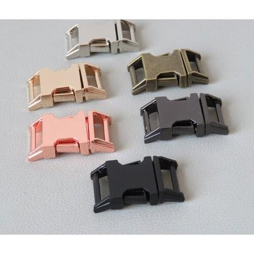 10Pcs/Lot Wholesale Metal Buckle Inside Width 15mm For Bag Dog Collar Paracord Outdoor Accessory Breakaway Clasps Good Quality