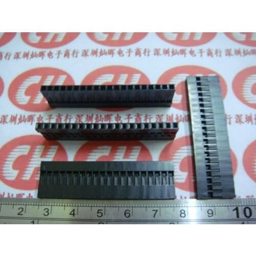 1000pcs 2.54mm 20P Pitch Dupont Jumper Wire Cable Housing Female Pin Connector Dupont Plastic Shell Head