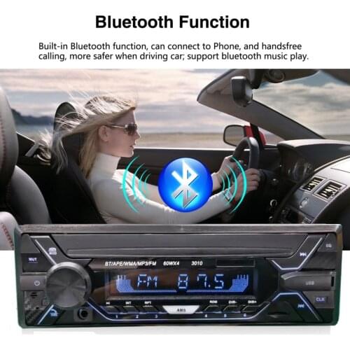 Car Radio 1din 4022D FM radio car Auto Audio Stereo Bluetooth Autoradio Support Rear view Camera Steering Wheel Control