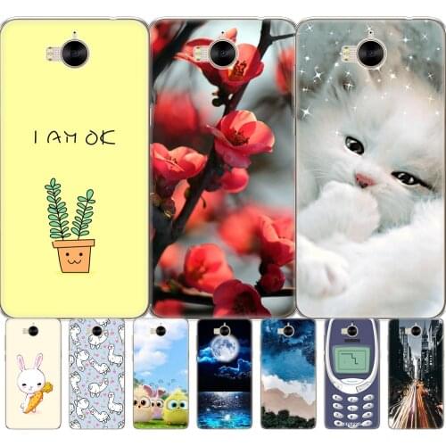 For Huawei Y6 2017 Cover Soft Silicon Phone Case For huawei Y5 2017 Case Bumper For Huawei Y5 Y6 2017 mya-l22 mya-u29 Cover