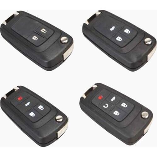 With Emblem Screw 2 3 4 5 Button Replacement Remote Case Fob For Buick Hideo Regal LaCrosse GL8 XTG Excelle XT GT Key Shell