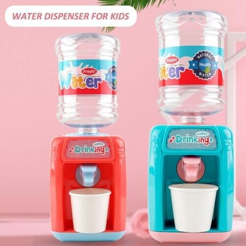 Childrens Play House Toys Drinking Fountain Simulation Mini Water Dispenser Funny Drinking Fountain Education Play Toy For Kids