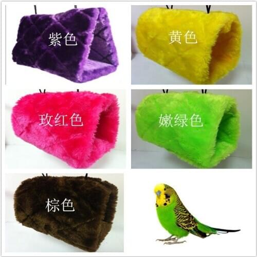 L SIZE Flannel hamster nest, parrot myna nest, sugar glider winter warm cotton hammock, cotton nest
